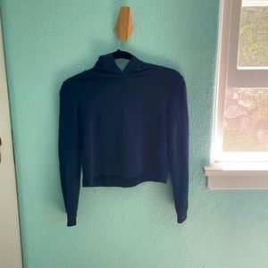 Navy h&m cropped hoodie (kids)